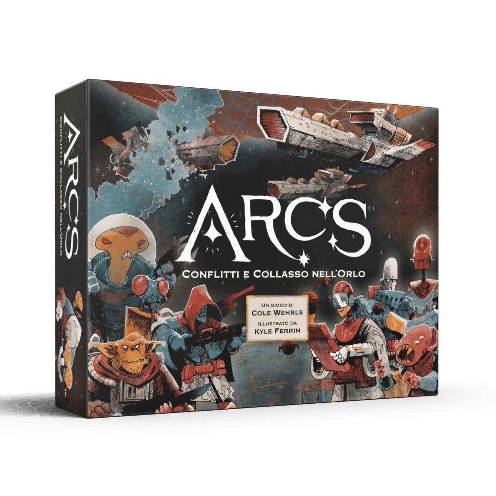 arcs conflitti e collasso nell'ombra gioco da tavolo - copertina