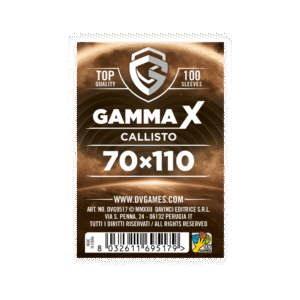 gamma x callisto bustine protettive giochi da tavolo. - copertina