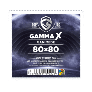 gamma x ganimede bustine protettive giochi da tavolo. - copertina