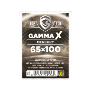 gamma x mercury bustine protettive giochi da tavolo. - copertina