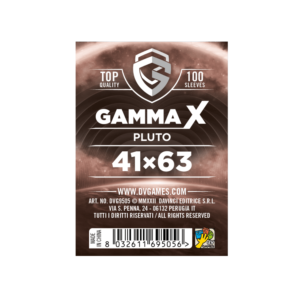 gamma x pluto bustine giochi da tavolo. - copertina