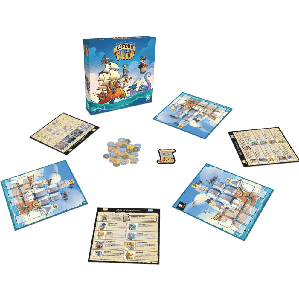 captain flip gioco da tavolo - componenti1