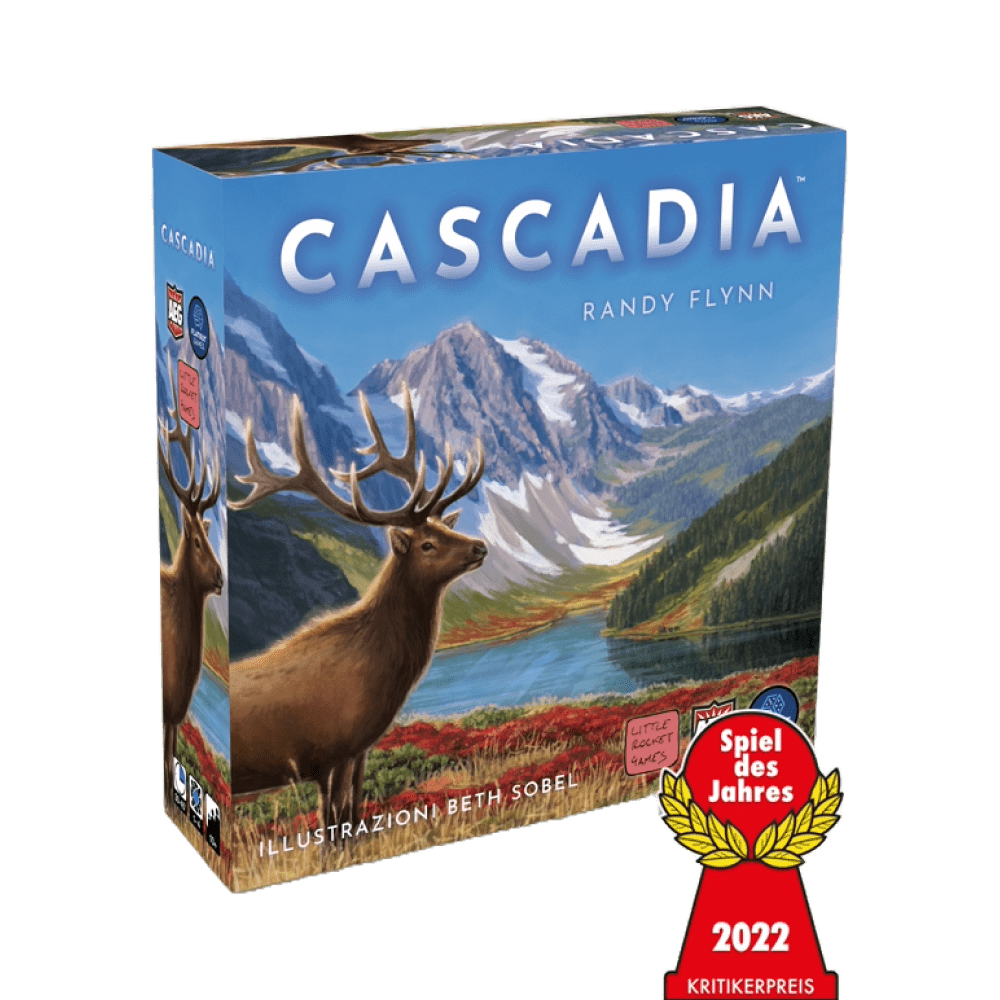 cascadia gioco da tavolo - copertina