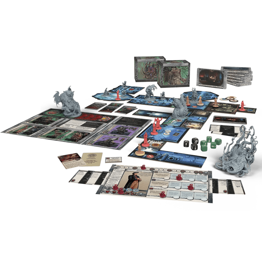 Cthulhu: Death May Die - Paura dell'Ignoto gioco da tavolo - componenti1