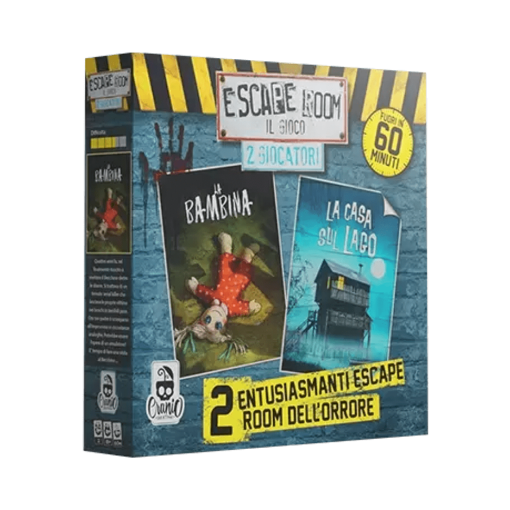 escape room 2giocatori horror gioco da tavolo - copertina