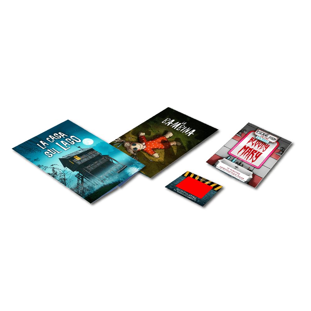 escape room 2giocatori horror gioco da tavolo - componenti