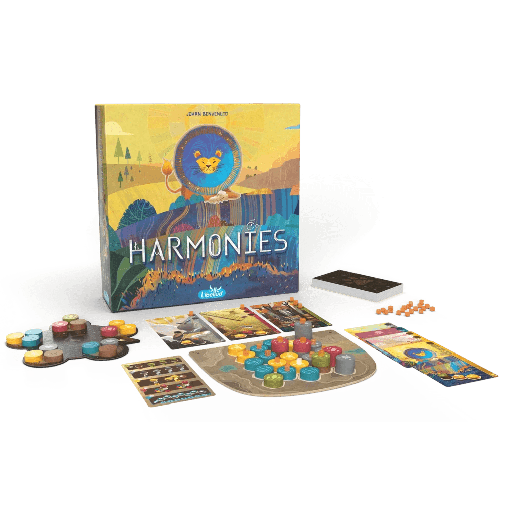 harmonies gioco da tavolo - componenti
