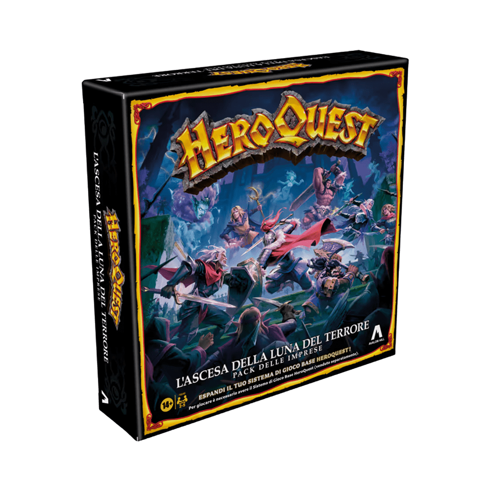 heroquest l'ascesa della luna del terrore gioco da tavolo - copertina