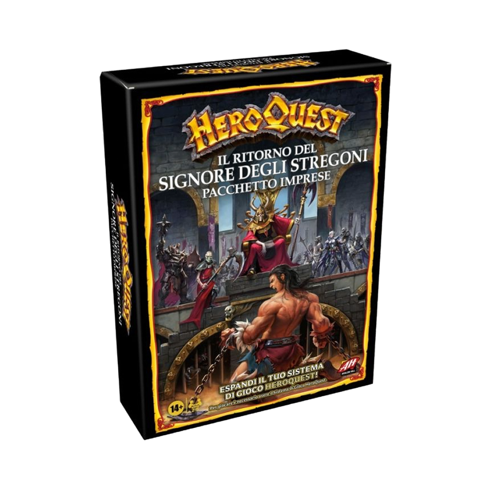 heroquesto il ritorno del signore degli stregoni gioco da tavolo - copertina