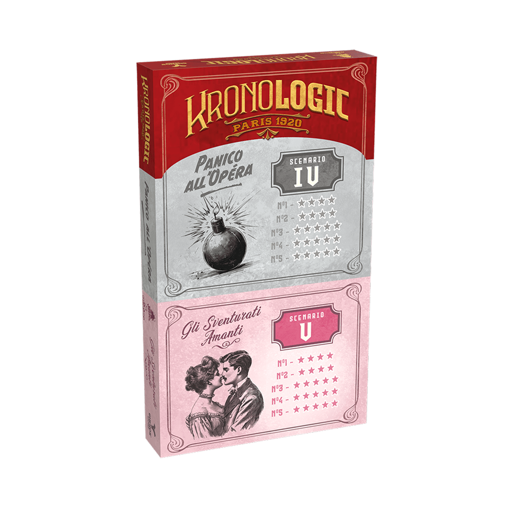 kronologic panico all'operà gioco da tavolo - copertina