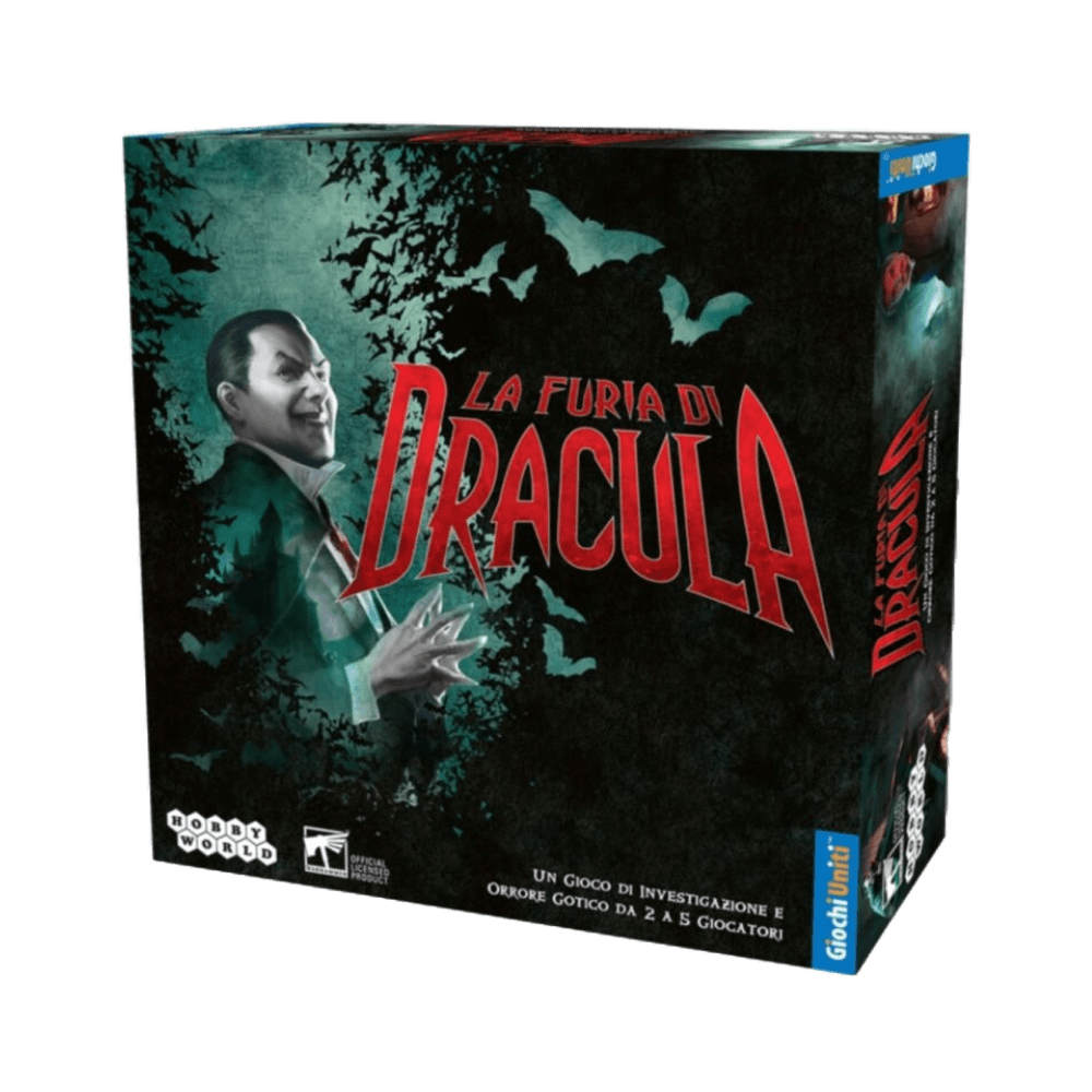 la furia di Dracula gioco da tavolo - copertina