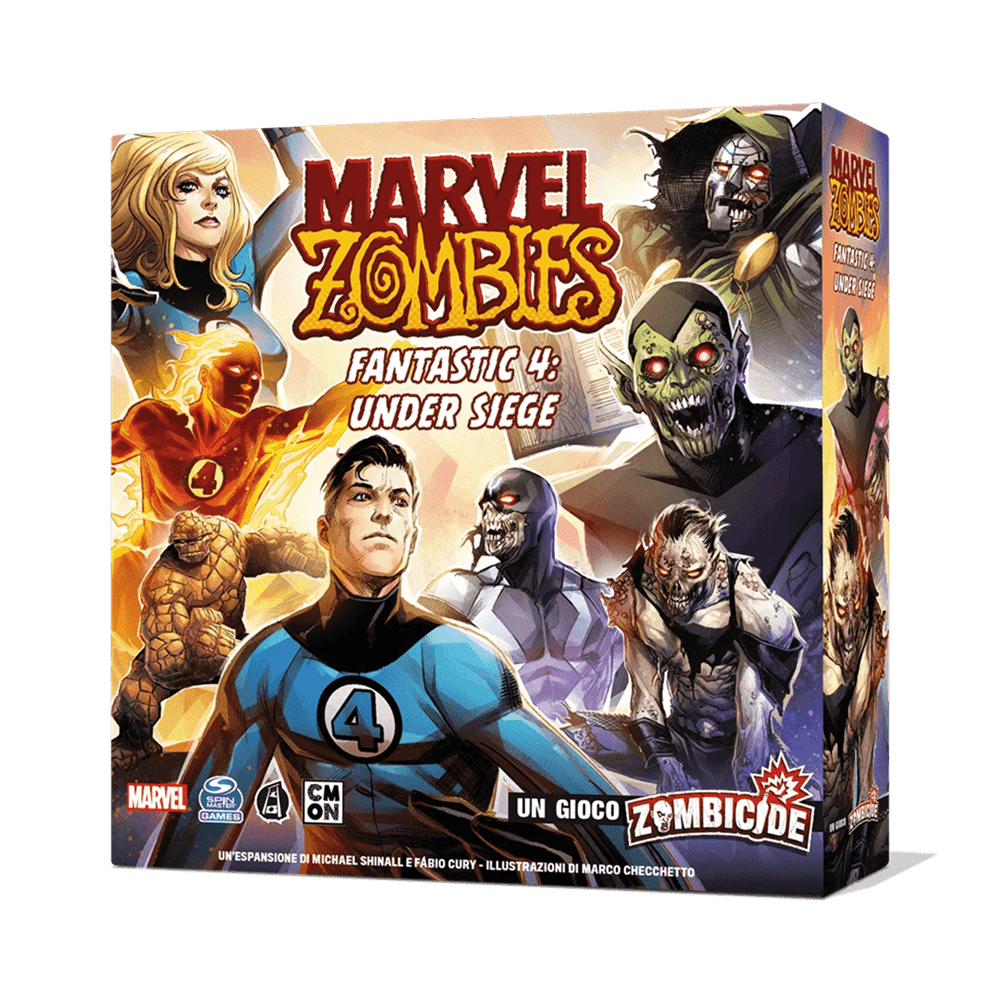 mz fantastic 4 under siege gioco da tavolo - copertina