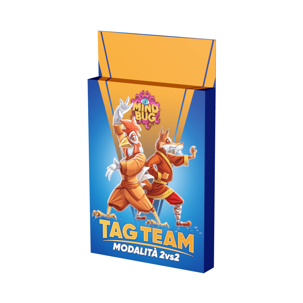 mindbug tag team gioco da tavolo - copertina