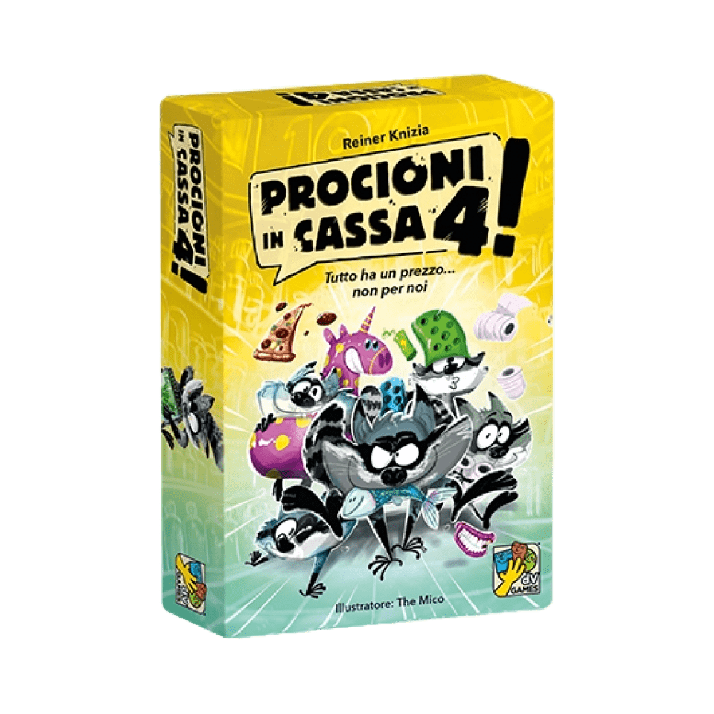 procioni in cassa 4 gioco da tavolo - copertina