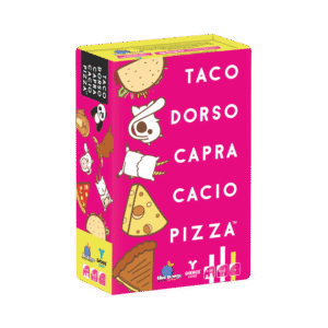 taco dorso capra cacio pizza gioco da tavolo - copertina