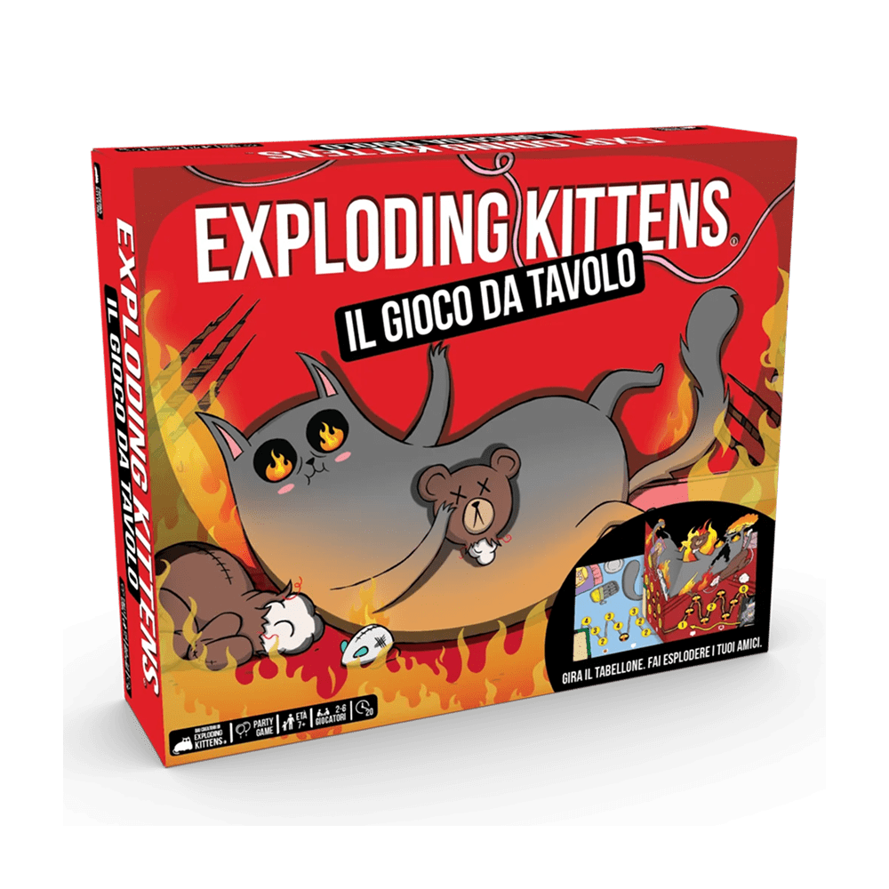 exploding kittens gdt gioco da tavolo - copertina