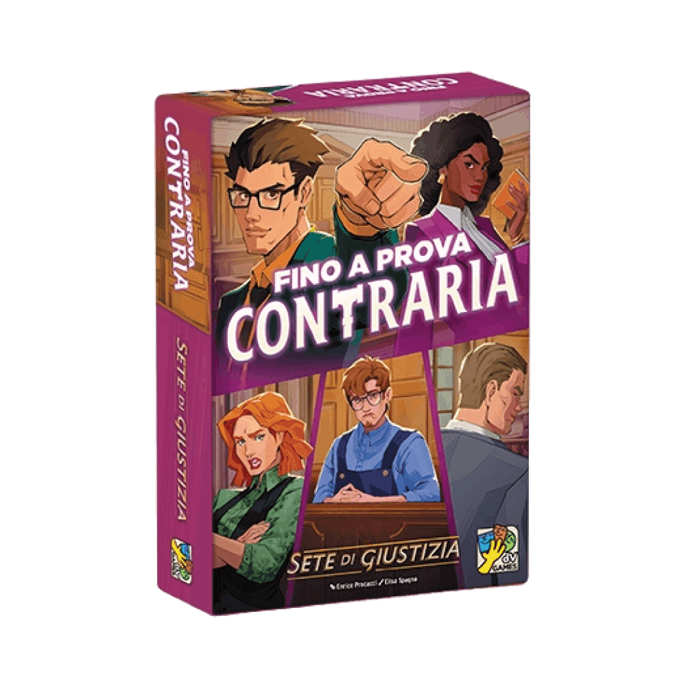 fino a prova contraria sete di giustizia gioco da tavolo - copertina
