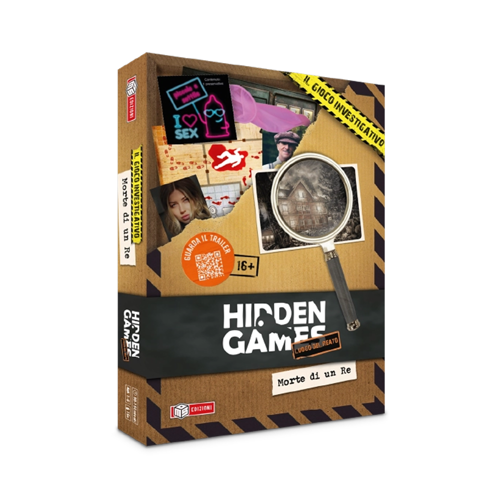 hidden games morte di un re gioco da tavolo - copertina