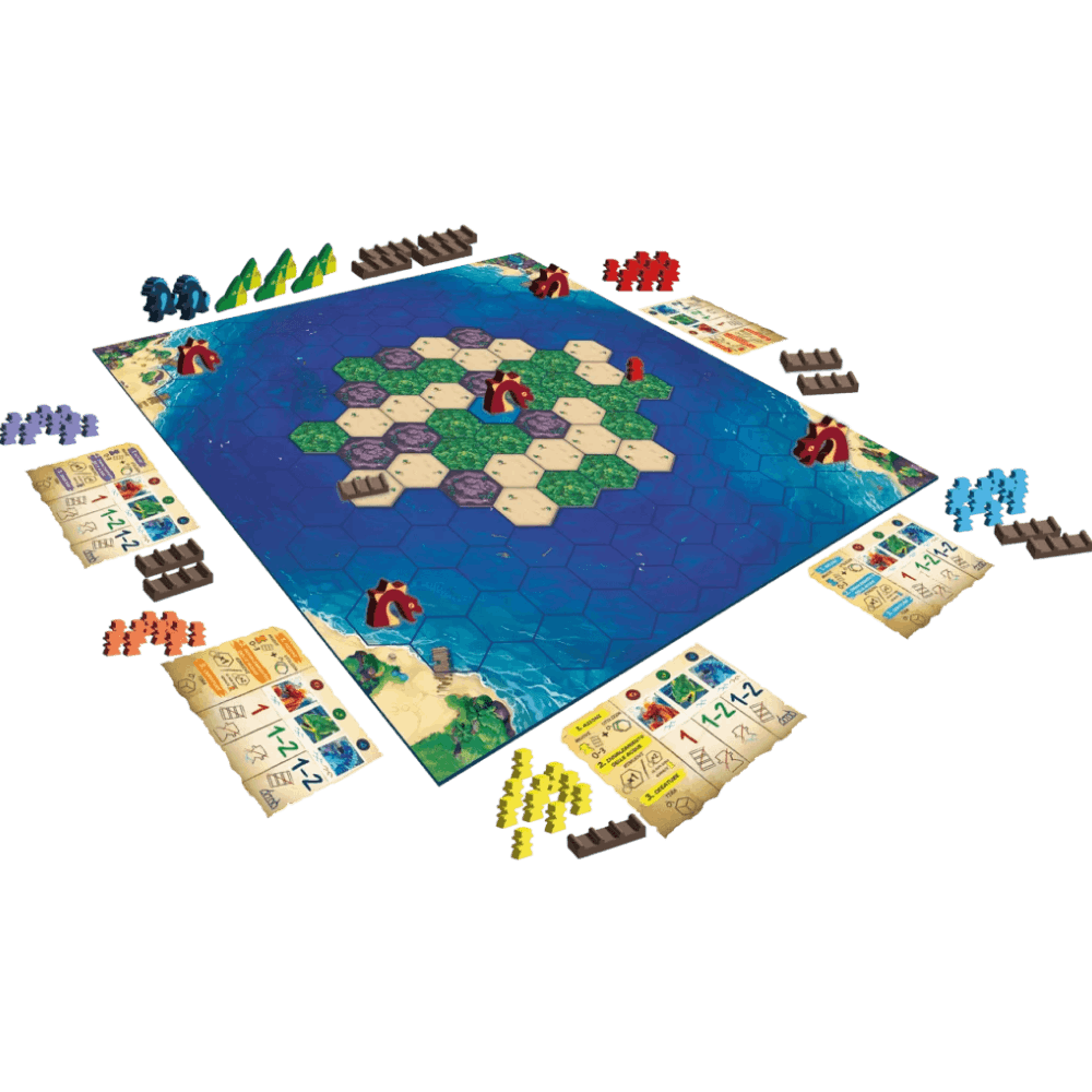 survive the island gioco da tavolo - componenti1
