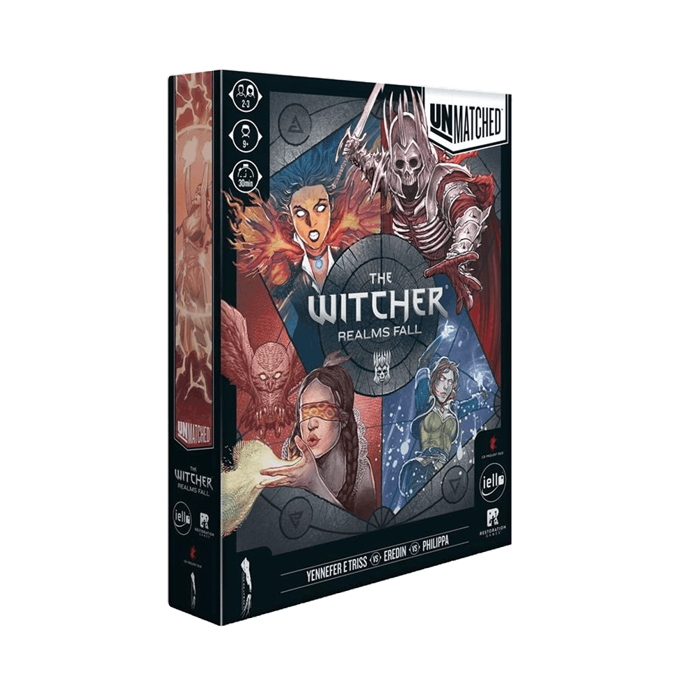 unmatched witcher realms fall gioco da tavolo - copertina