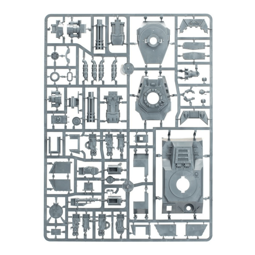 astra militarum corazzato da battaglia leman russ miniature warhammer - componenti4