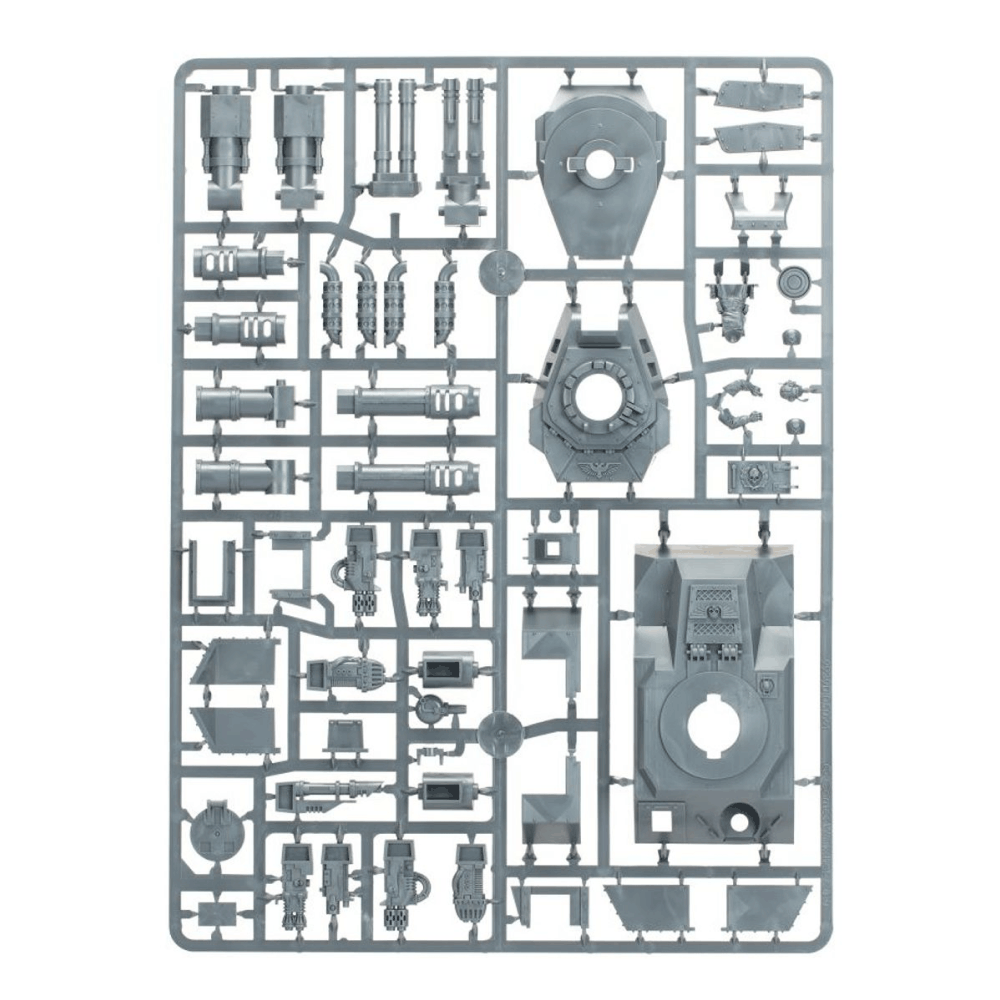 astra militarum corazzato da battaglia leman russ miniature warhammer - componenti5