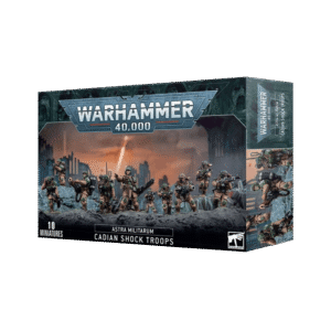 astra militarum truppe d'assalto cadiane miniature warhammer - copertina