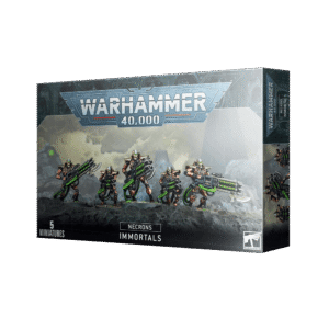 necrons immortali miniature warhammer - copertina