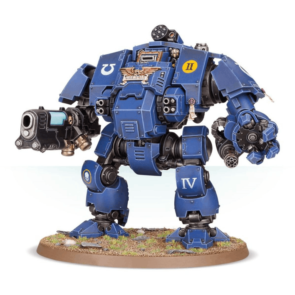 space marines dreadnought primaris redemptor miniature Warhammer - componenti1