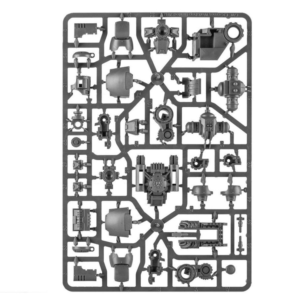 space marines dreadnought primaris redemptor miniature Warhammer - componenti3