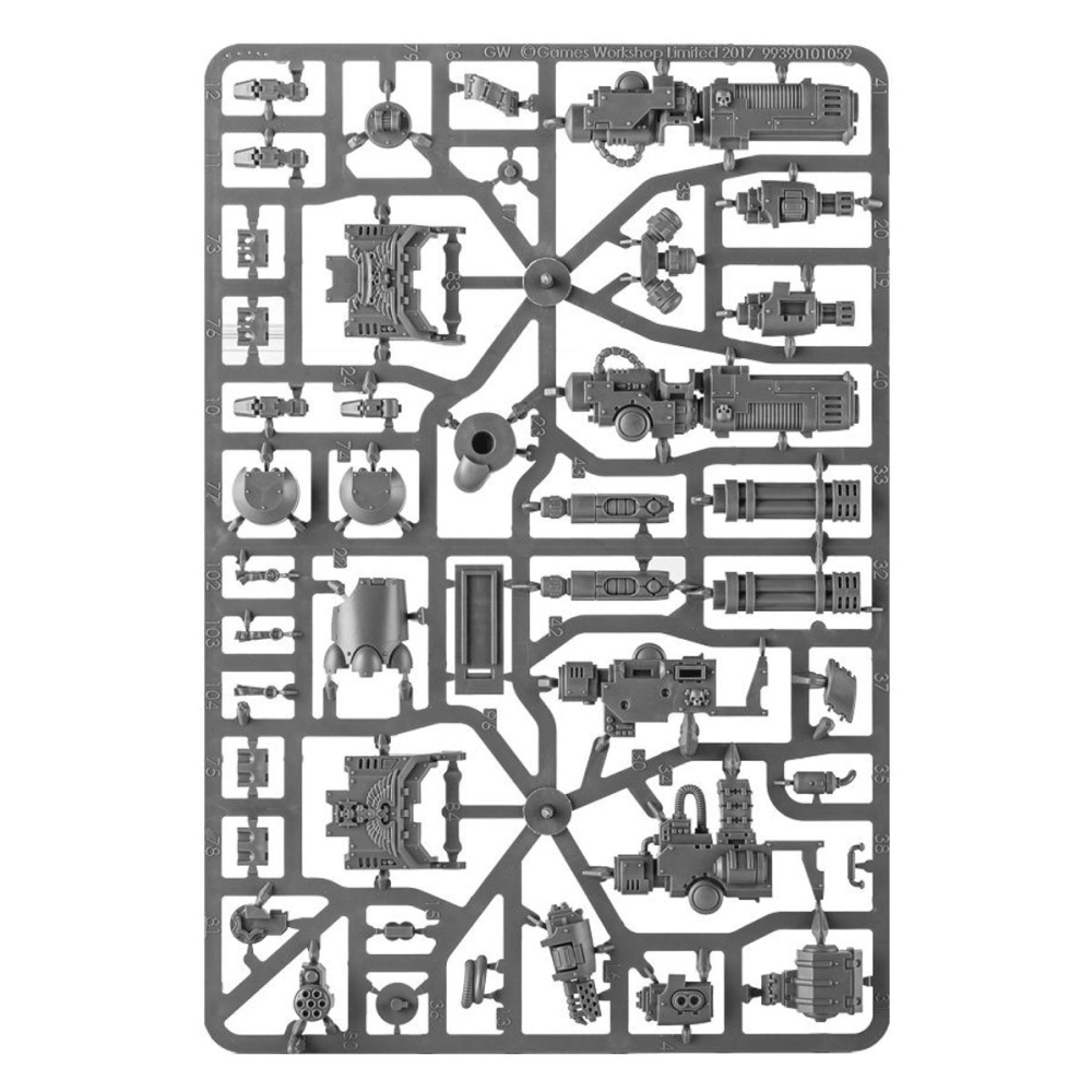 space marines dreadnought primaris redemptor miniature Warhammer - componenti5
