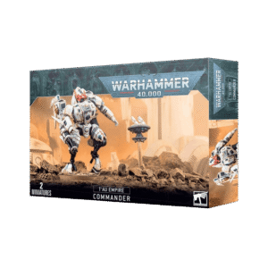 t'au empire comandante miniature warhammer - copertina