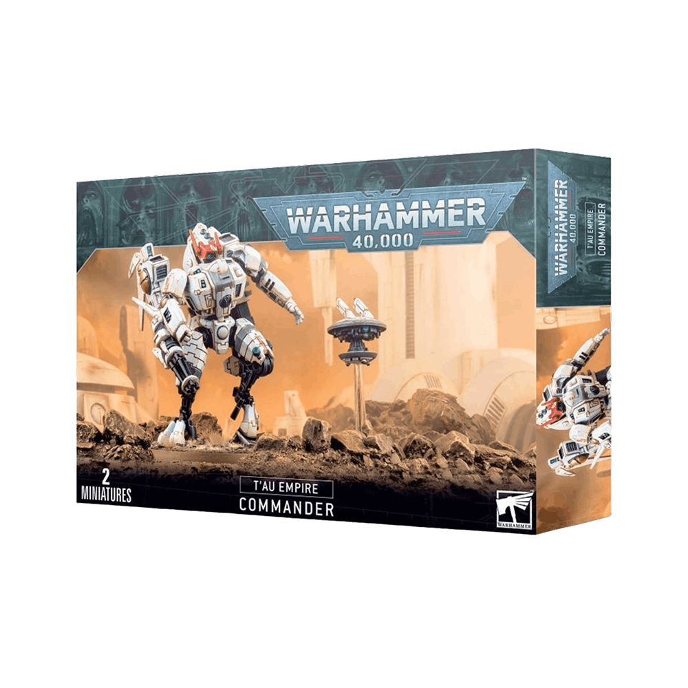 t'au empire comandante miniature warhammer - copertina