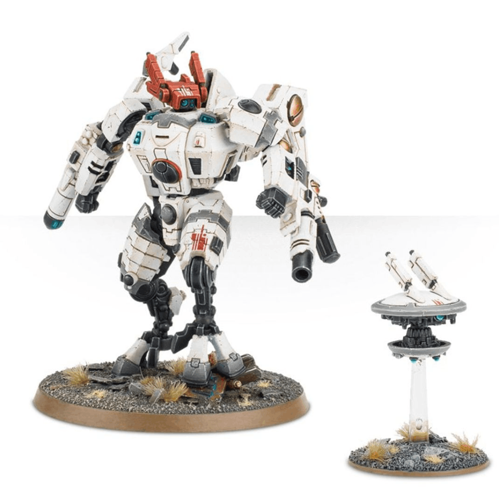 t'au empire comandante miniature warhammer - componenti1