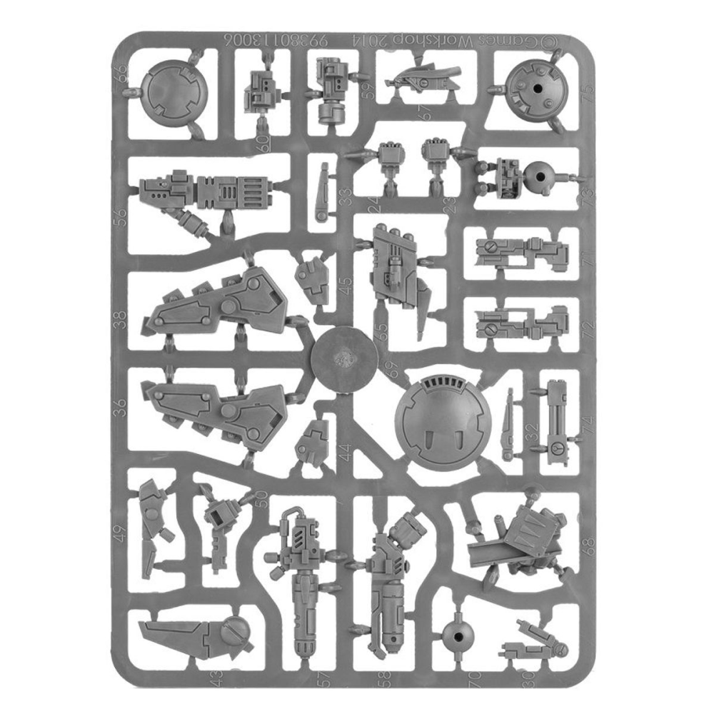 t'au empire comandante miniature warhammer - componenti2