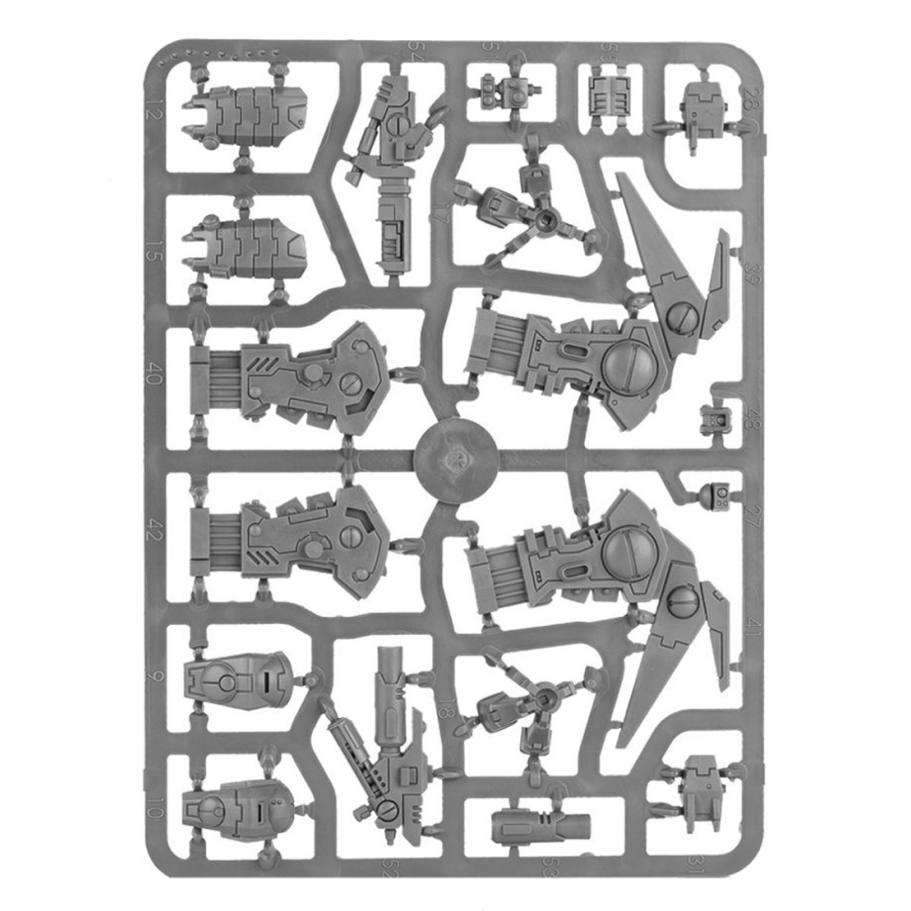 t'au empire comandante miniature warhammer - componenti4