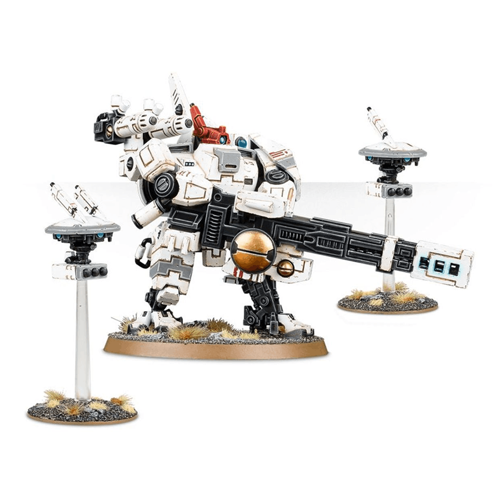 t'au empire esoscheletro broadside miniature warhammer - componenti1