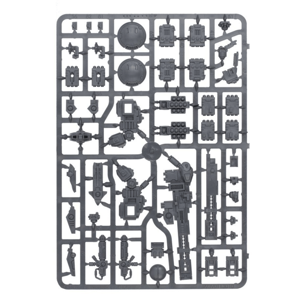 t'au empire esoscheletro broadside miniature warhammer - componenti2