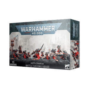 adepta sororitas sorelle guerriere miniature warhammer - copertina