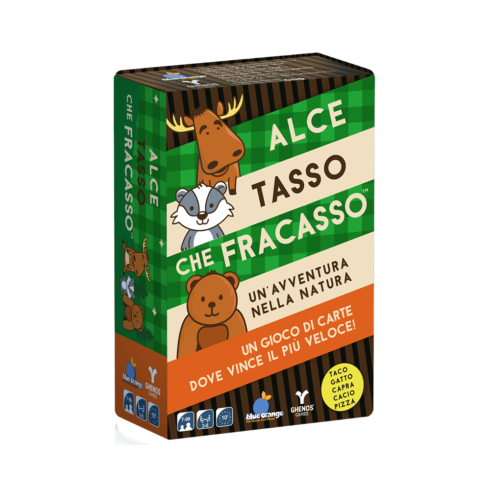 alce tasso che fracasso gioco da tavolo - copertina