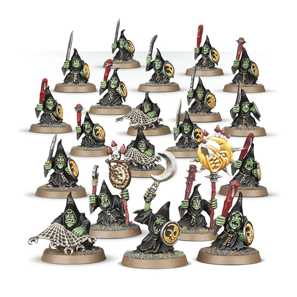 gloomspite gitz zventra del clan lunare miniature warhammer - componenti1