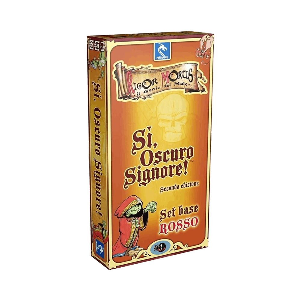 si oscuro signore set rosso gioco da tavolo - copertina