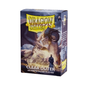 dragonshield clear outer matte outer sleeves - copertina