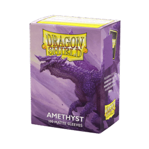 dragonshield matte sleeeves amethyst sleeves - copertina