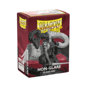 dragonshield non glare sleeves blood red sleeves - copertina