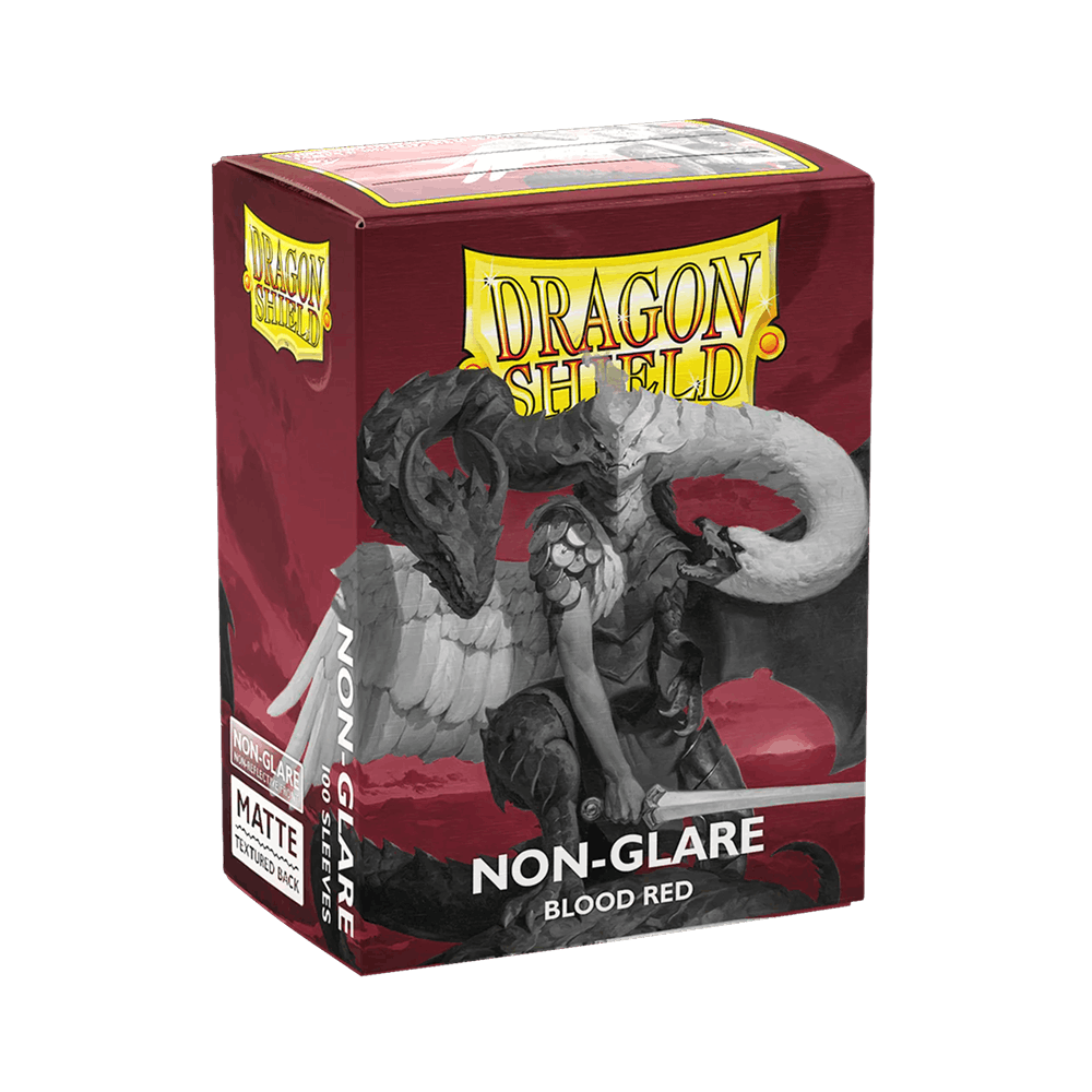 dragonshield non glare sleeves blood red sleeves - copertina