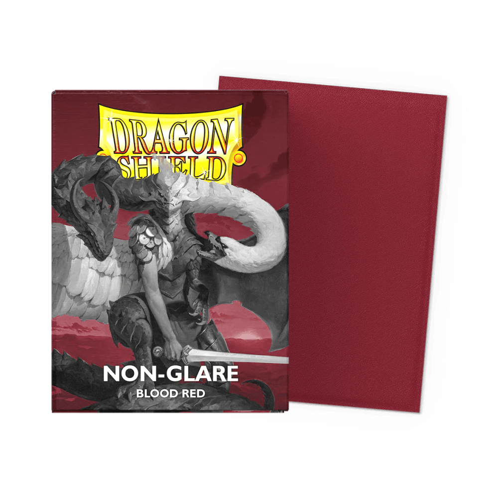 dragonshield non glare sleeves blood red sleeves - componenti1
