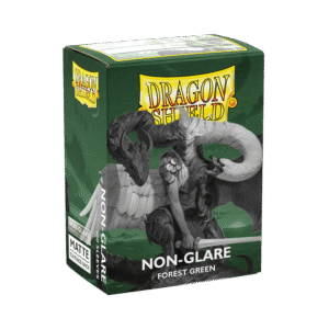 dragonshield non glare sleeves forest green sleeves - copertina