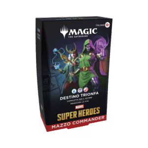 magic marvel super heroes commander destino trionfa tcg - copertina