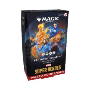magic marvel super heroes commander i fantastici quattro tcg - copertina